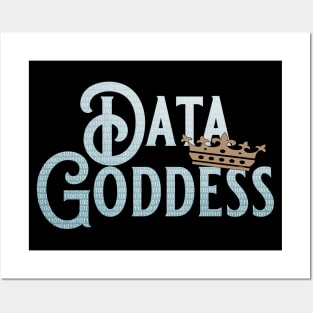 Data Goddess Crown Posters and Art